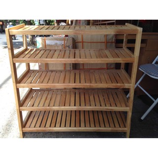 ✨SHIP 0Đ✨Kệ giày gỗ 5 tầng rộng 62cm gỗ cao su tự nhiên-AT Furniture