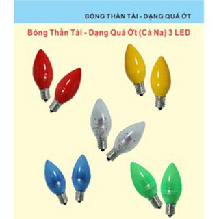 Bóng đèn led cana trái ớt đỏ