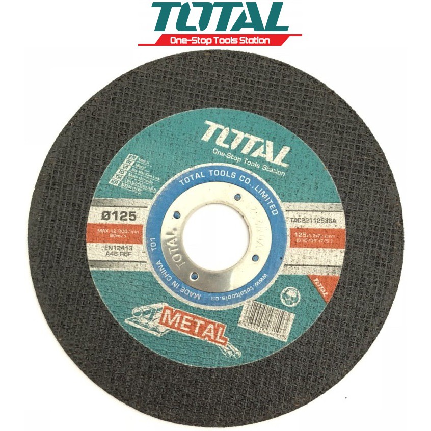 Đĩa cắt kim loại 125mm Metal TOTAL TAC2211253SA