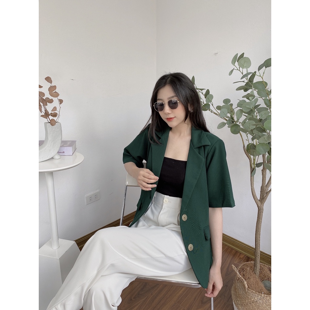 ÁO BLAZER CỘC TAY DÁNG DÀI | BigBuy360 - bigbuy360.vn