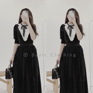 chân váy xếp ly quốc dân