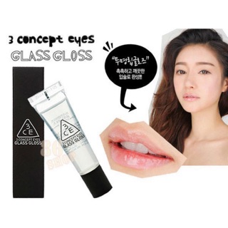 SON BÓNG 3CE GLASS GLOSS cho lớp son môi căng bóng quyến rũ