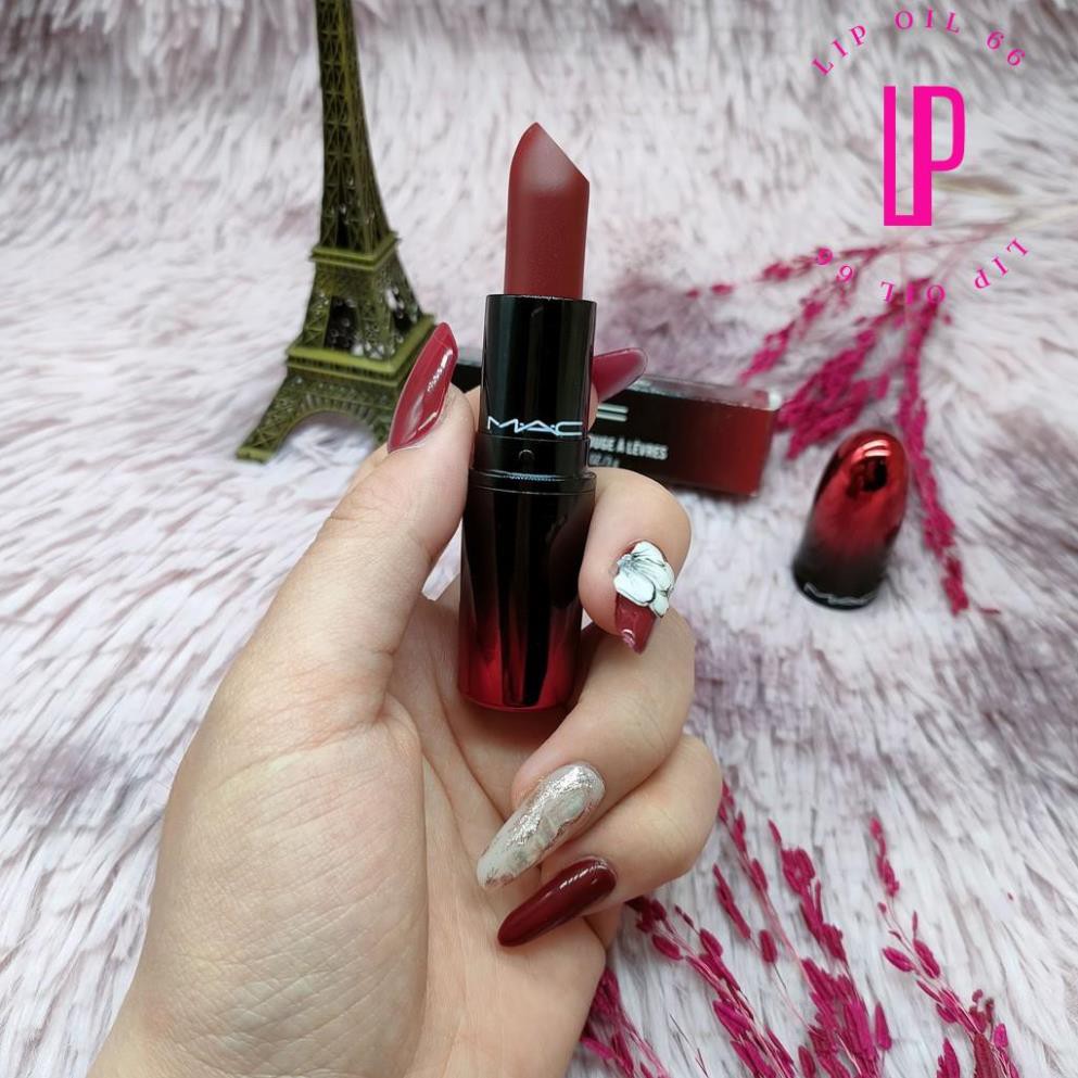 Son lì Mac love me lipstick rouge à lèvres Màu 423 E for effortless 3g sắc đỏ quyến rũ và mê hoặc | BigBuy360 - bigbuy360.vn