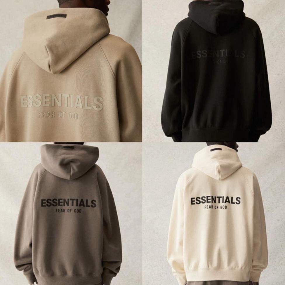 Áo Hoodie phiên bản 2021 chữ in nổi cao su sau lưng chất nỉ cotton dày dặn