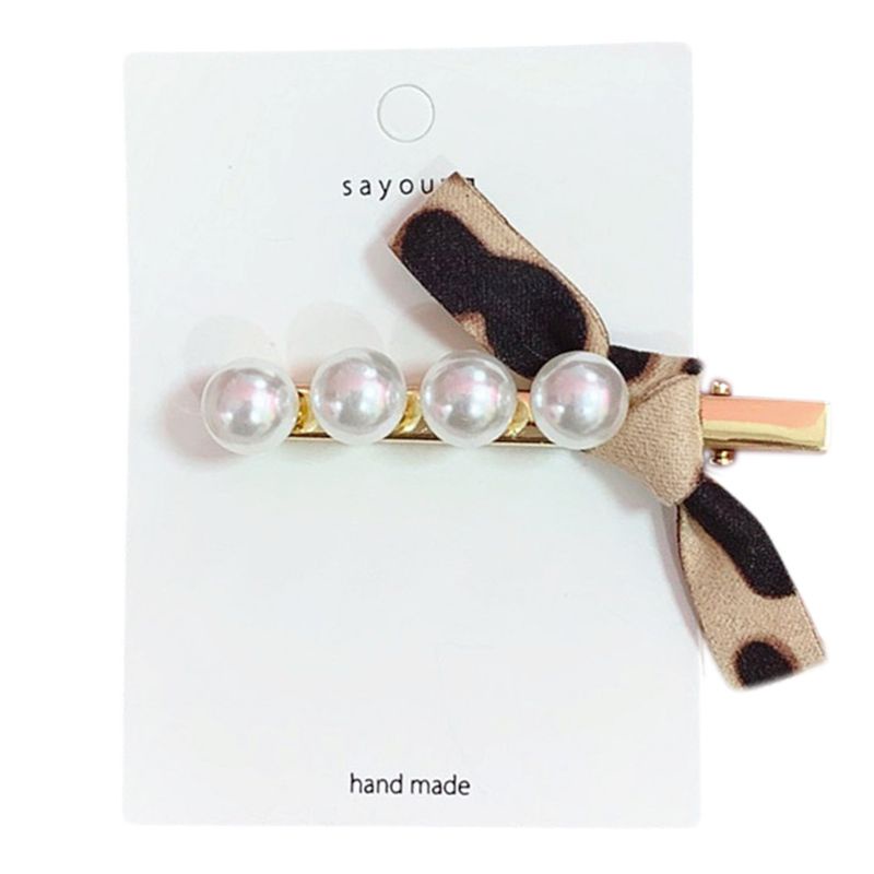 Kẹp Tóc Đính Ngọc Trai Giả Phong Cách Vintage Cho Cô Dâu