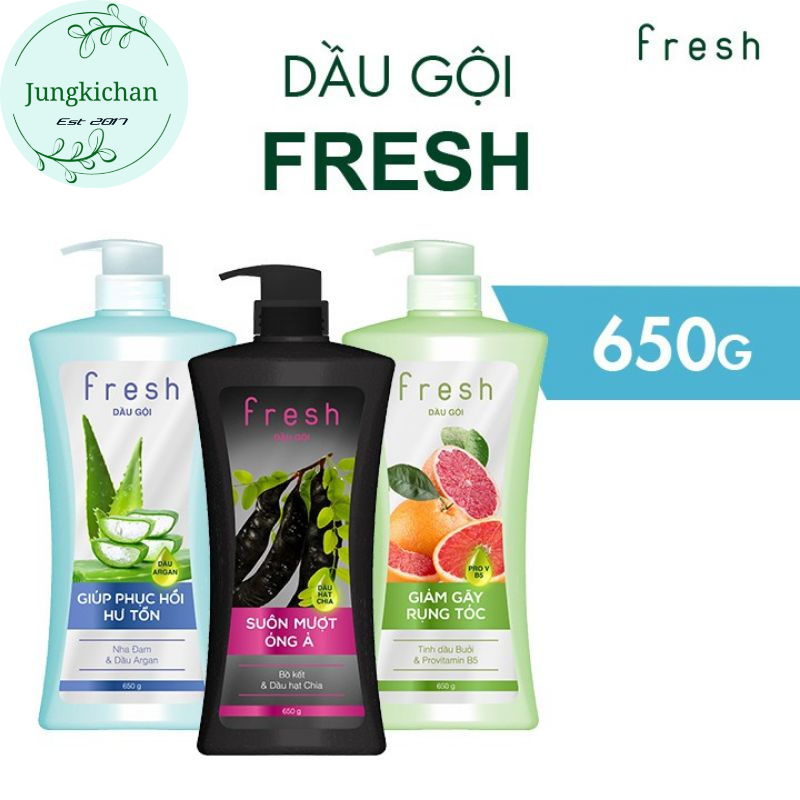 Dầu Gội Cao Cấp Fresh 650g