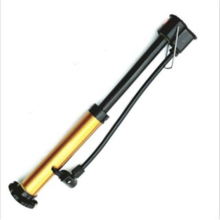 Bơm bóng mini cầm tay, bơm tay, bơm cột khí chống sốc bọc hàng thân kim loại chắc chắn