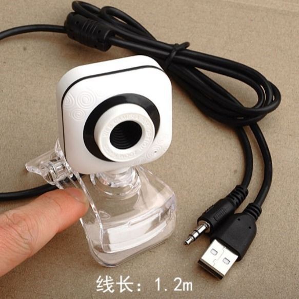 Webcam 480p - Q360 Màu Trắng Có Thể Xoay 360 Độ Cho Máy Tính | BigBuy360 - bigbuy360.vn