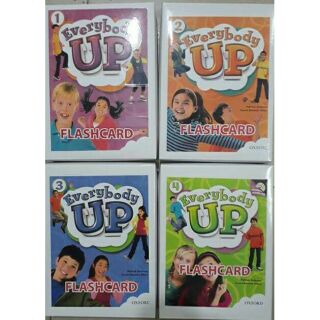 Flashcard Everybody Up (size A5 in 2 mặt)