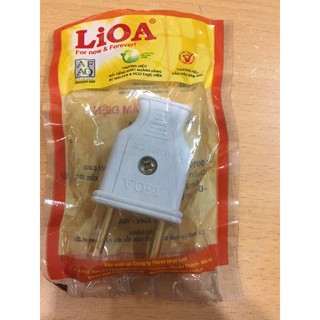 [CHÍNH HÃNG LIOA] Phích cắm điện LIOA chân tròn phi 4