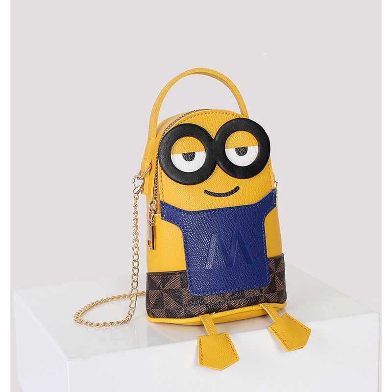 Túi Đeo Chéo Hình Minion Hoạt Hình Ngộ Nghĩnh