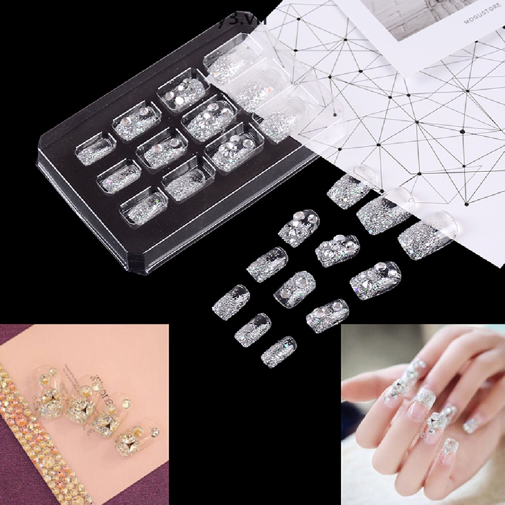 Set 24 Móng Tay Giả Dán Trang Trí Nghệ Thuật