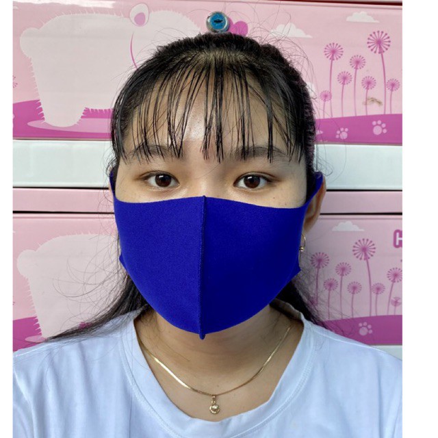 Khẩu Trang vải Su (Poly 2 da loại cao cấp ) Combo 10 cái - Đẹp, may kỹ, đáng đồng tiền bát gạo #8