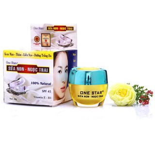 Kem mụn, thâm, mờ sẹo, dưỡng trắng da SỮA NON NGỌC TRAI 20g
