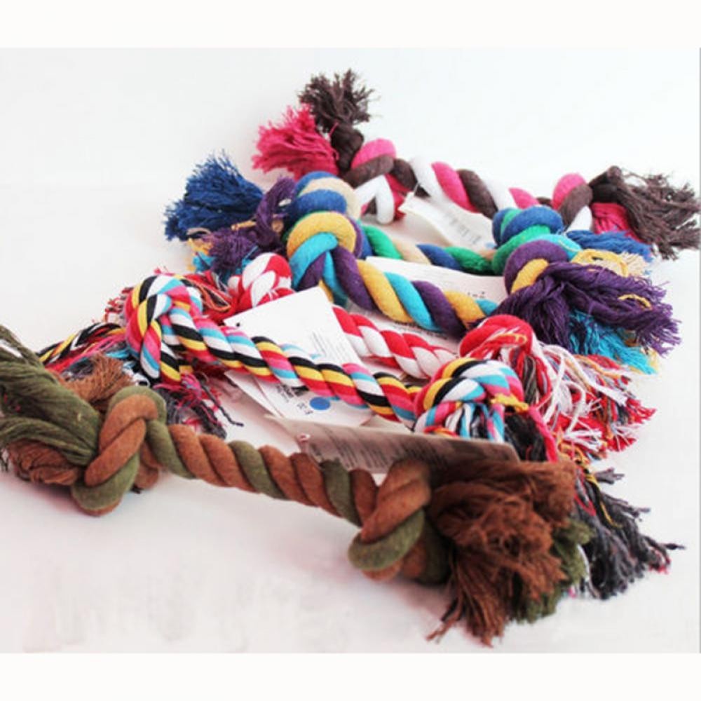 Đồ chơi nhai gặm bằng dây cotton làm sạch răng cho thú cưng vui nhộn