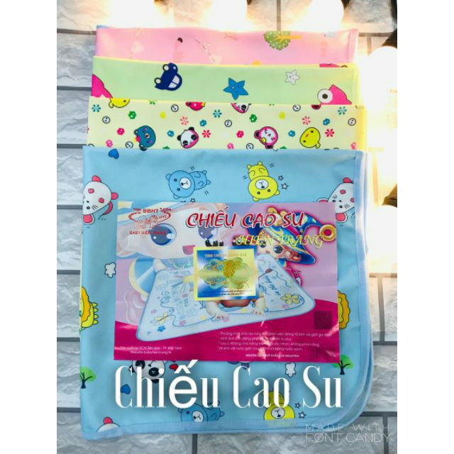 Chiếu cao su chống thấm - baby hiền trang 50x70cm