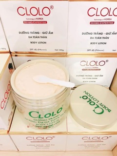 Kem Clolo sữa bò trắng da