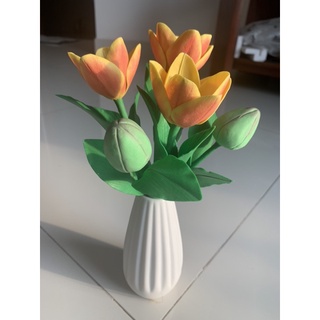 bình hoa tulip size trung
