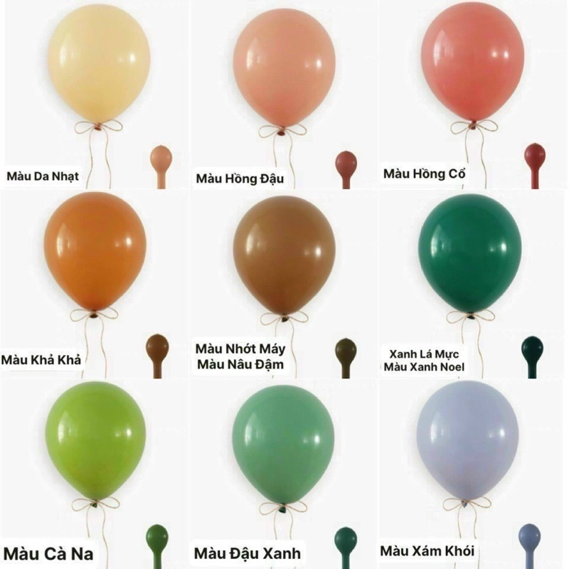 Bóng TX size to 24&quot; (60cm) Nhiều size trí backdrop sinh nhật sự kiện Mẫu Bóng Mới Hot nhất Trenl