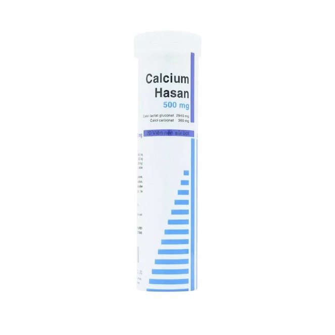 Viên Sủi Calcium Hasan 500mg Bổ Sung Canxi