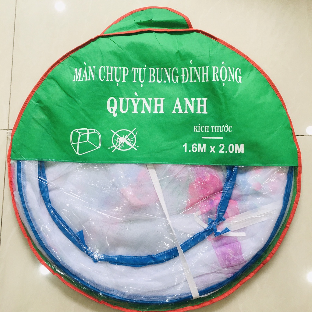 Mùng chụp tự bung không đáy chống muỗi tốt đa dụng