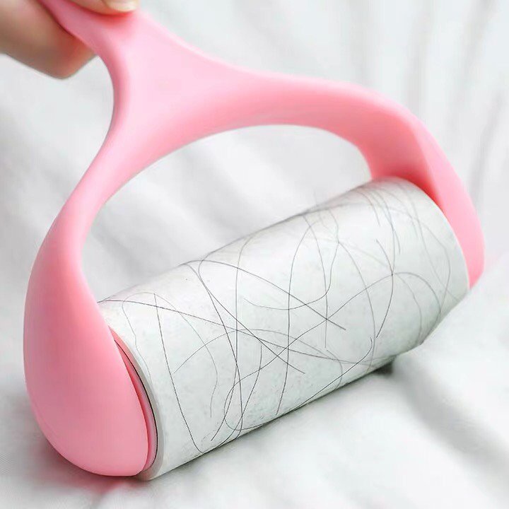 Cây lăn lông chó mèo hiệu ngay ngay 1 lần lăn lõi dán 100 miếng làm sạch lông bám trên quần áo sofa giường
