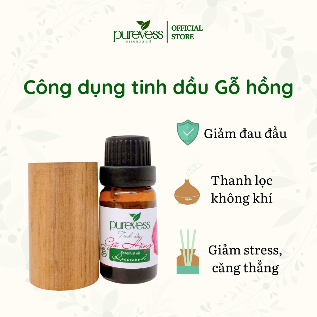 Combo tinh dầu bỏ túi Purevess, giúp thư giãn, nhỏ gọn, tiện lợi