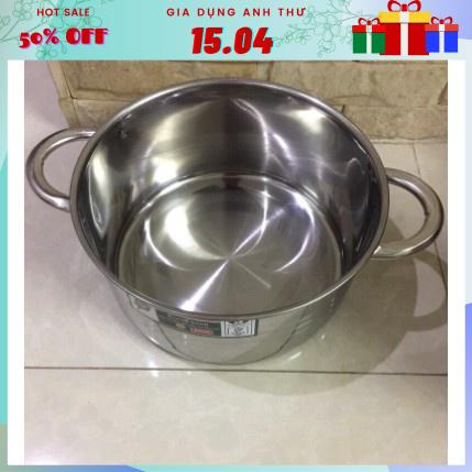 [Siêu Sale] Nồi inox cao cấp đủ cỡ từ 16cm-30cm dày- Dùng bếp từ, bếp ga, hồng ngoại