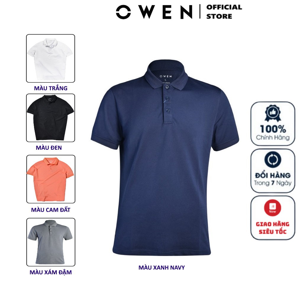 Áo Thun Nam Có Cổ, Áo Polo OWEN, Áo Phông Nam cổ bẻ Chất Liệu Cotton Mềm Mát APV23688 APV23689 APV23690 APV23691 23692 | BigBuy360 - bigbuy360.vn