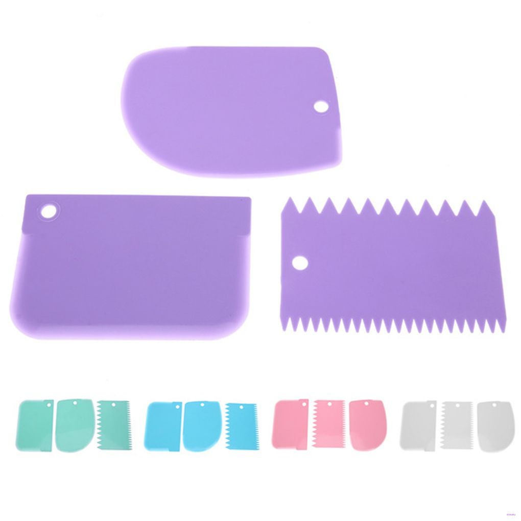 Set 3 dụng cụ làm bánh bằng nhựa