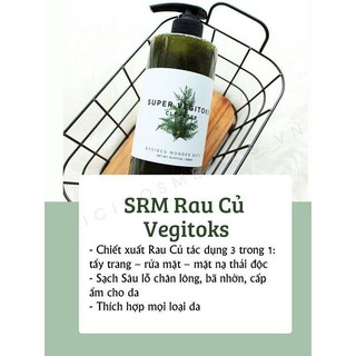 Sữa rửa mặt Detox da Super Vegitoks Cleanser