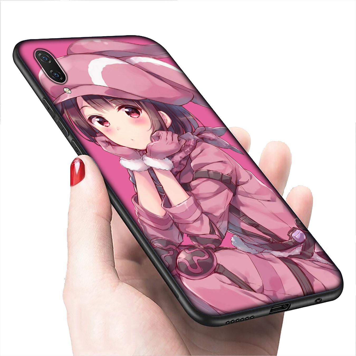 Ốp Lưng Silicone Họa Tiết Hoạt Hình Sword Art Online Thời Trang Cho Iphone Xr X Xs Max 7 8 6 6s Plus + 8plus 6plus 7plus