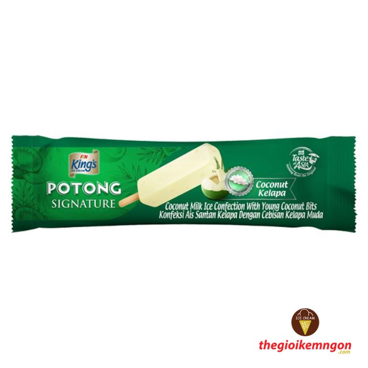 Kem dừa non Potong Signature Coconut King's Thái Lan 60ml