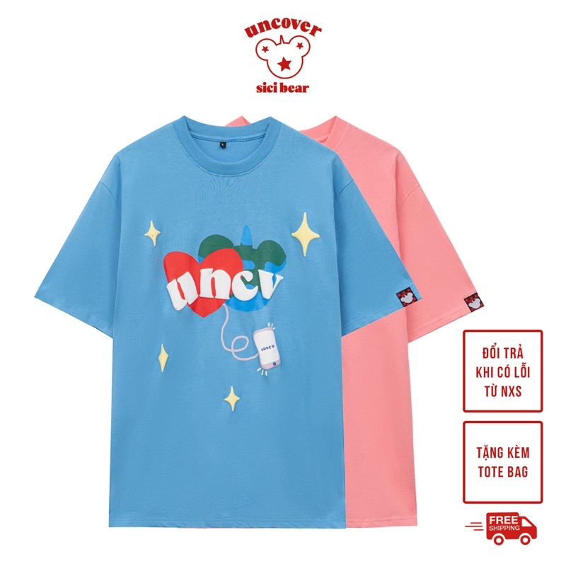 Áo Thun Uncover Love Phone Màu Xanh | BigBuy360 - bigbuy360.vn