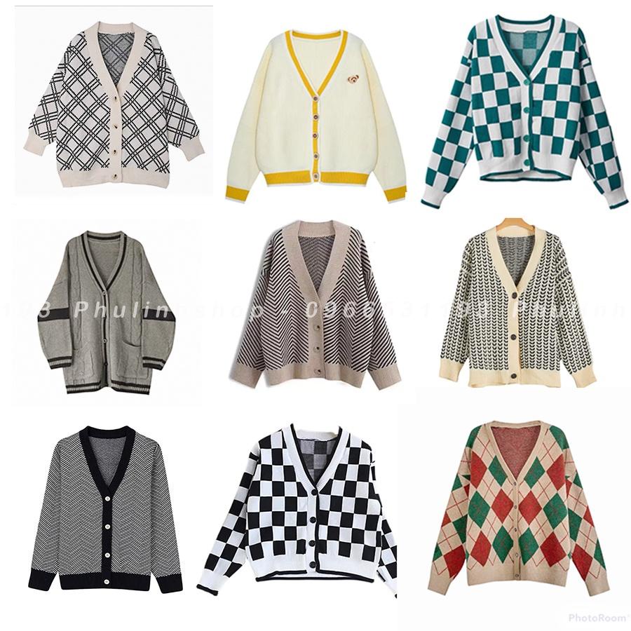 Áo Len Cardigan Nữ Thu Đông Nhiều Mẫu