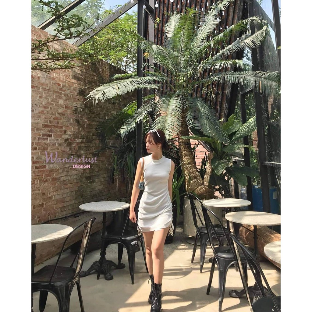 Keii Mini Dress - Váy body ngắn rút dây cực xinh