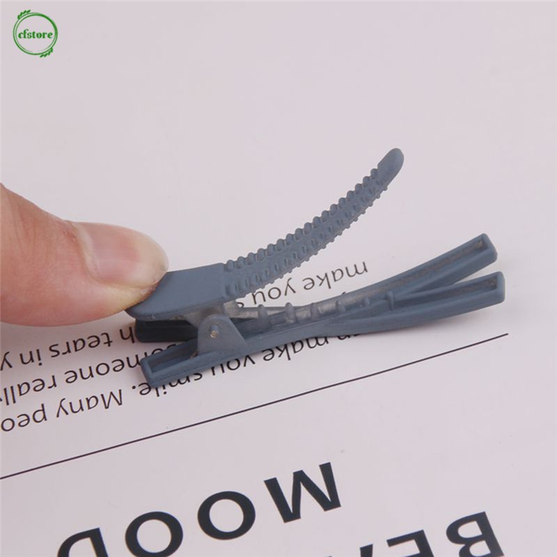 Kẹp mỏ vịt thiết kế kiểu chữ thập dạng trơn màu kẹo dễ thương