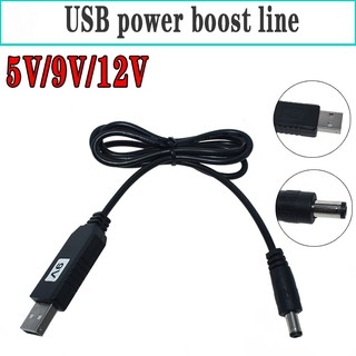 USB Power Boost Line DC 5V sang DC 5V 9V 12V Step UP Module Bộ chuyển đổi USB Cáp chuyển đổi 2.1x5.5mm Bộ chuyển đổi đầu nối nam