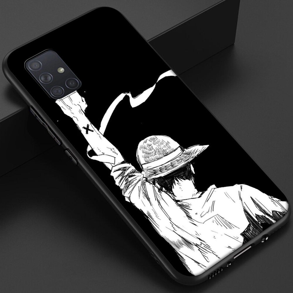 Samsung Ốp Điện Thoại tpu Silicon Mềm Màu Đen Hình one piece sl35 Cho Samsunggalaxy a11 m11 a12 a31 a41 a21s