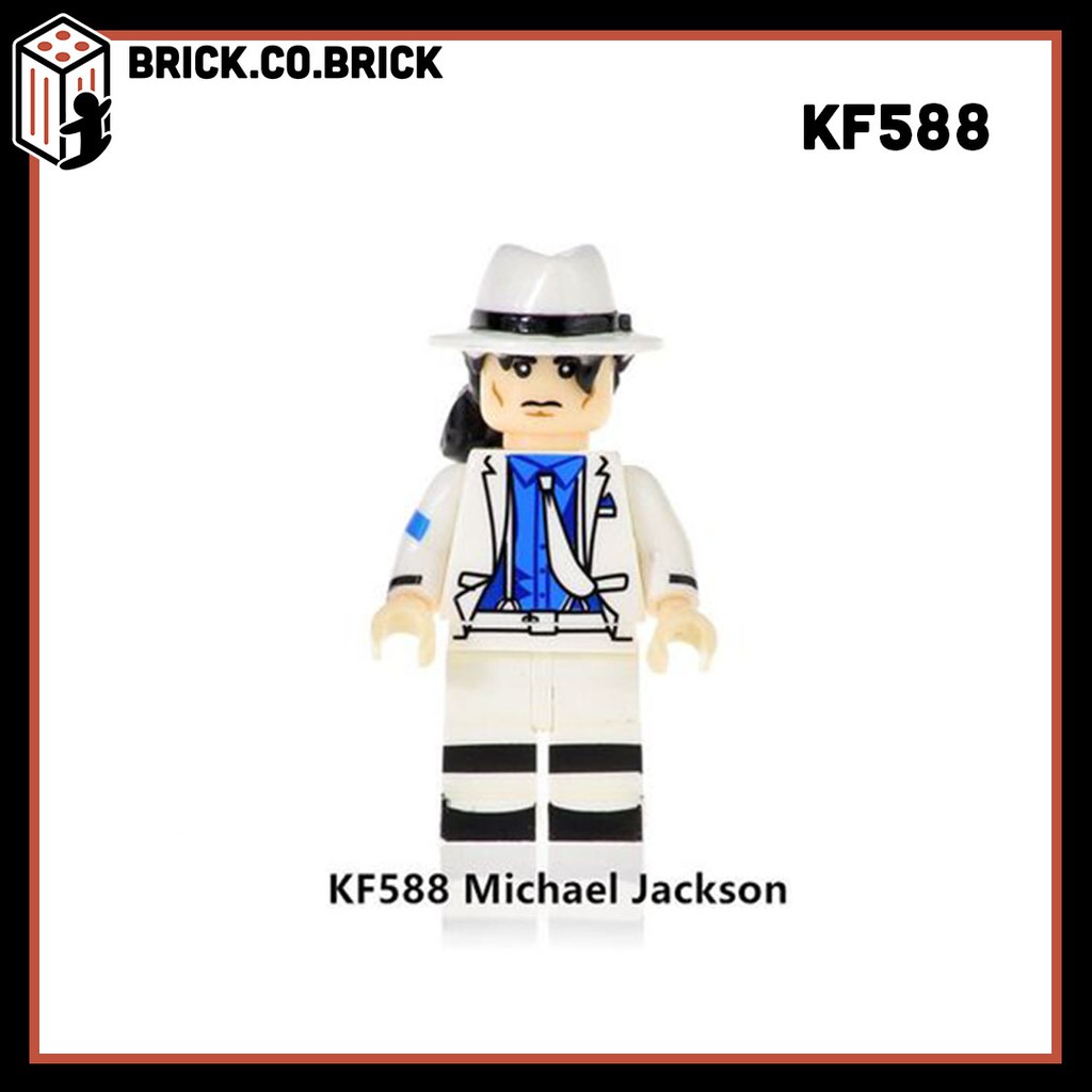 KF6047 - Đồ chơi lắp ráp minifigures - mô hình và lego cố ca sĩ nhạc pop nổi tiếng nhân vật Michael Jackson