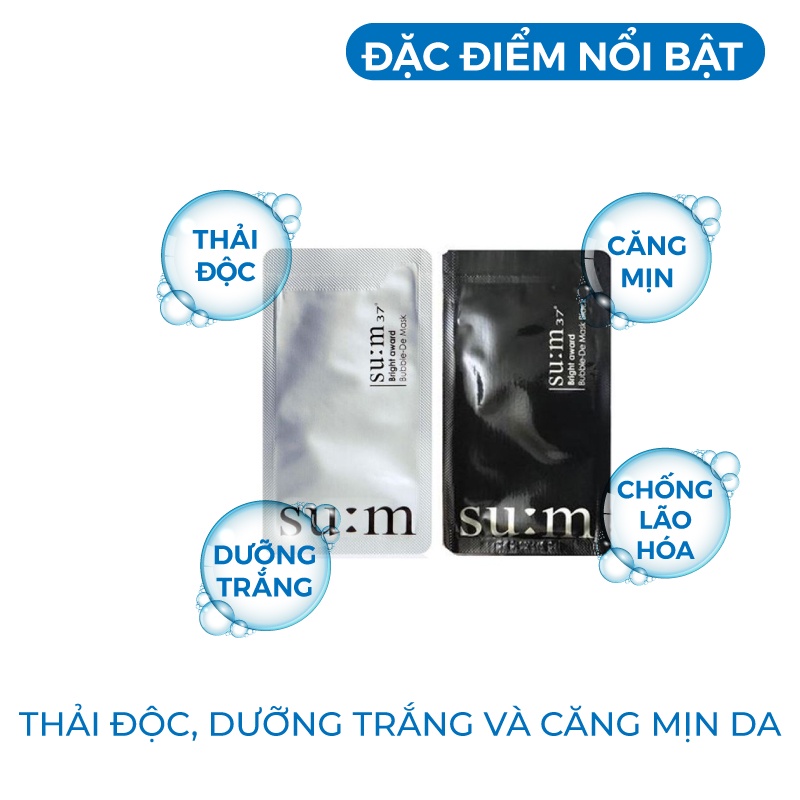 Mặt Nạ Thải Độc Sum dưỡng trắng da Hàn Quốc 1 Miếng [Cam Kết Hàng Chuẩn Chính Hãng]