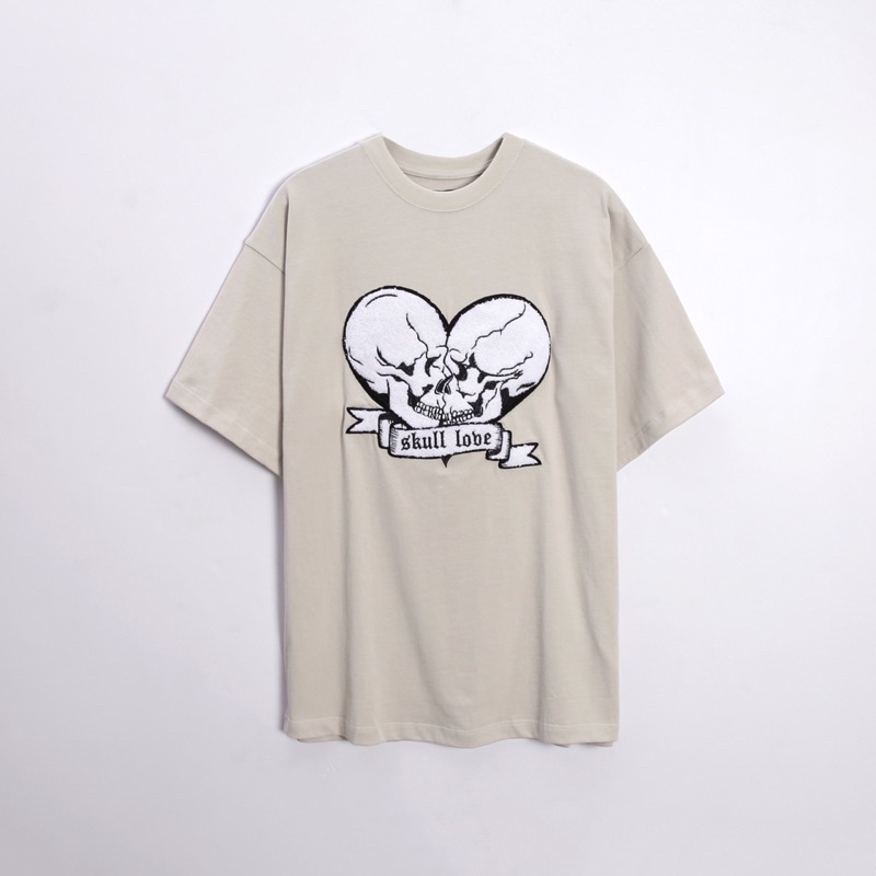 Áo thun Skull Love Emdroidery Tshirt