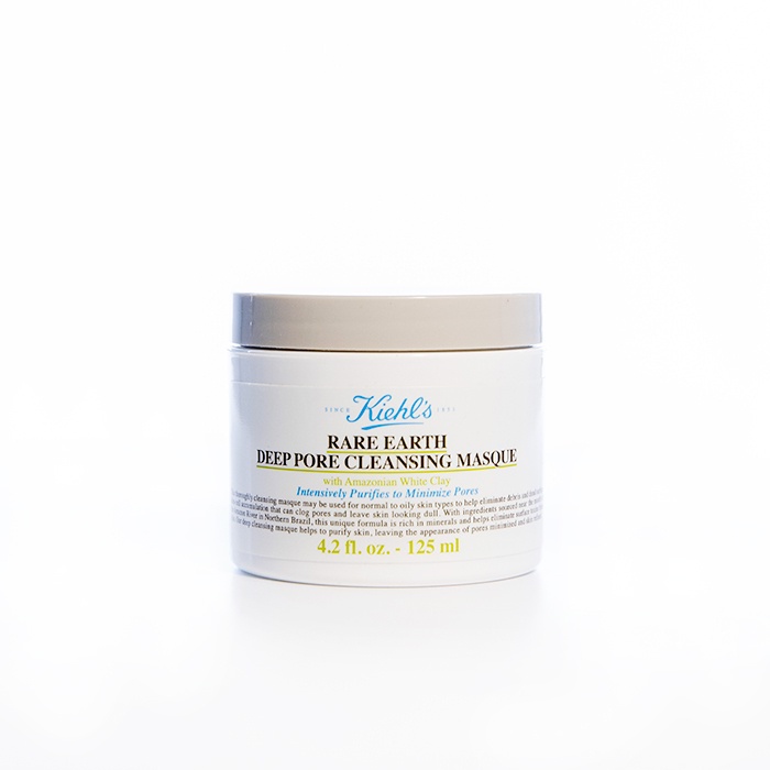 Mặt nạ đất sét Anchuyt làm sạch lỗ chân lông làm sáng da loại bỏ mụn đầu đen-Kiehls Rare Earth Pore Cleansing Mask 125ml