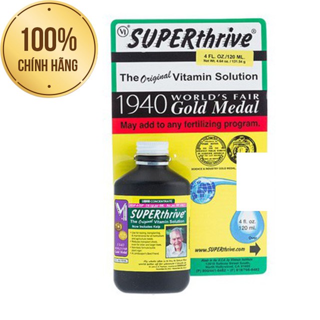 Thuốc siêu tăng trưởng cho cây superthrive 60ml _ Bán chạy toàn cầu từ năm 1940