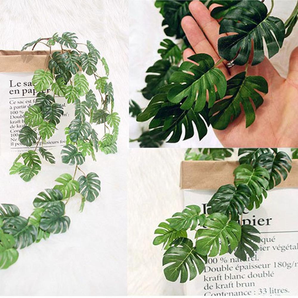 CLEOES Dây Lá Giả Trang Trí Ban Công Đám Cưới