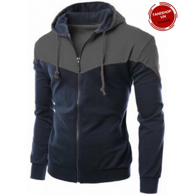 Áo Khoác Nam chất vải nỉ xịn mịn đẹp, có nón form nam nữ đều mặc đẹp