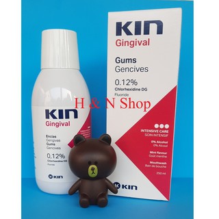 Nước súc miệng Kin Gingival ngăn ngừa viêm nướu 250ml