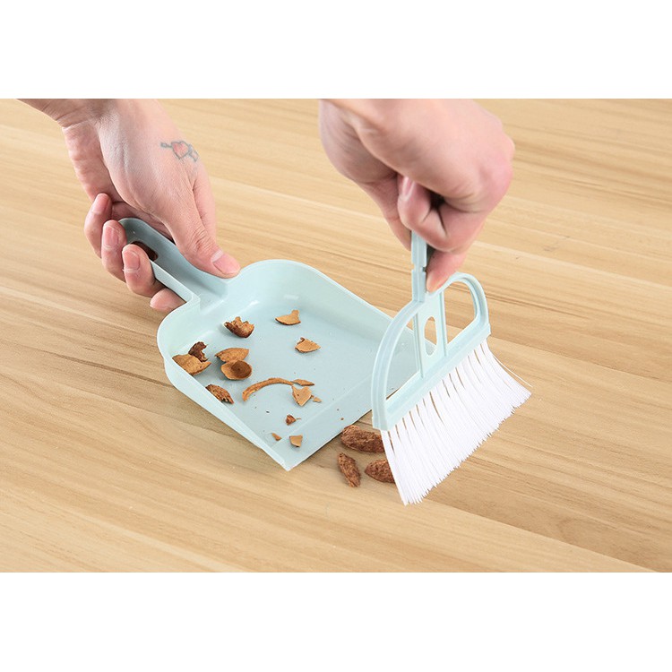 Bộ Chổi Quét Bụi Kèm Ki Nhỏ Gọn Tiện Dụng