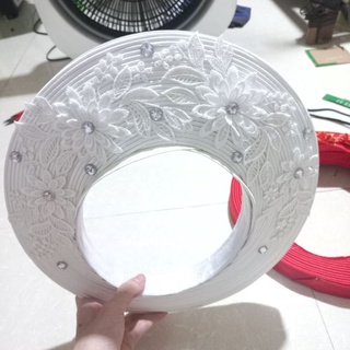Khăn 25 vòng màu trắng