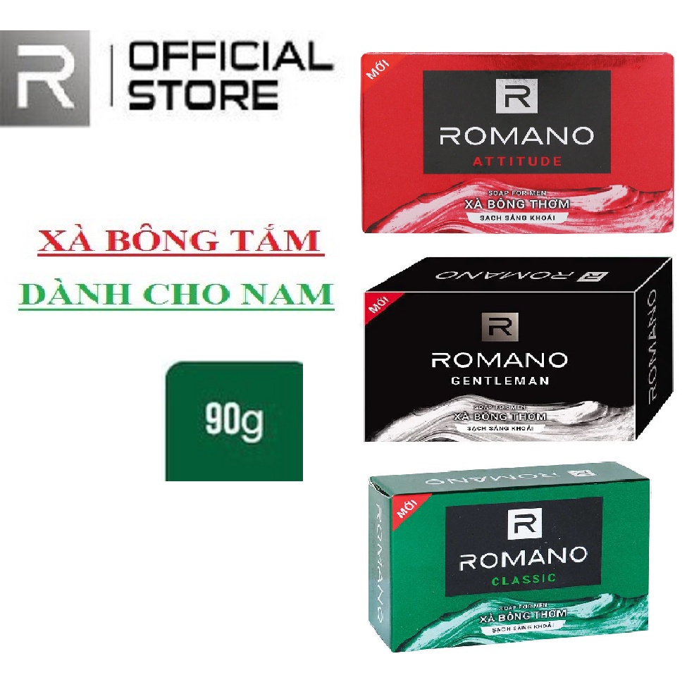 Xà Bông Cục 90g Romano đẳng cấp cho Phái Mạnh